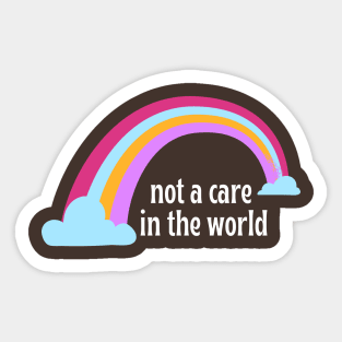 carefree soul Sticker